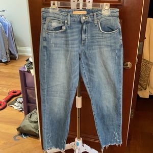 Light cropped jeans